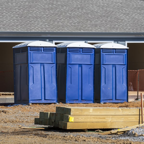 are there any restrictions on where i can place the porta potties during my rental period in Central Arizona